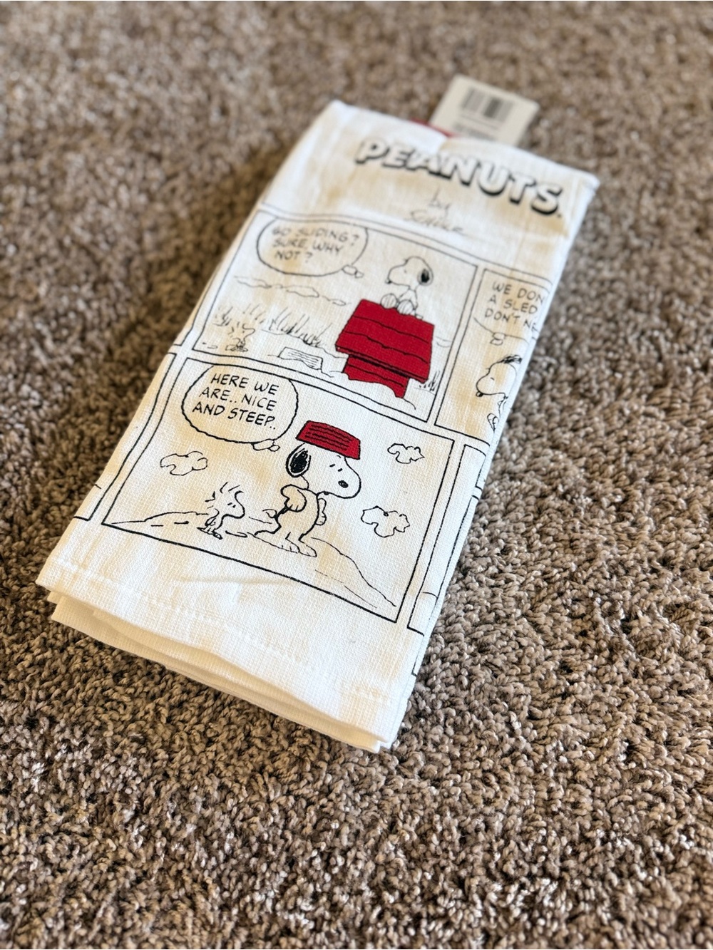 PEANUTS snoopy 2pk kitchen towels